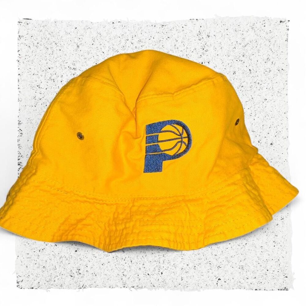 Indiana Pacers yellow reversible bucket hat #NBA #basketball